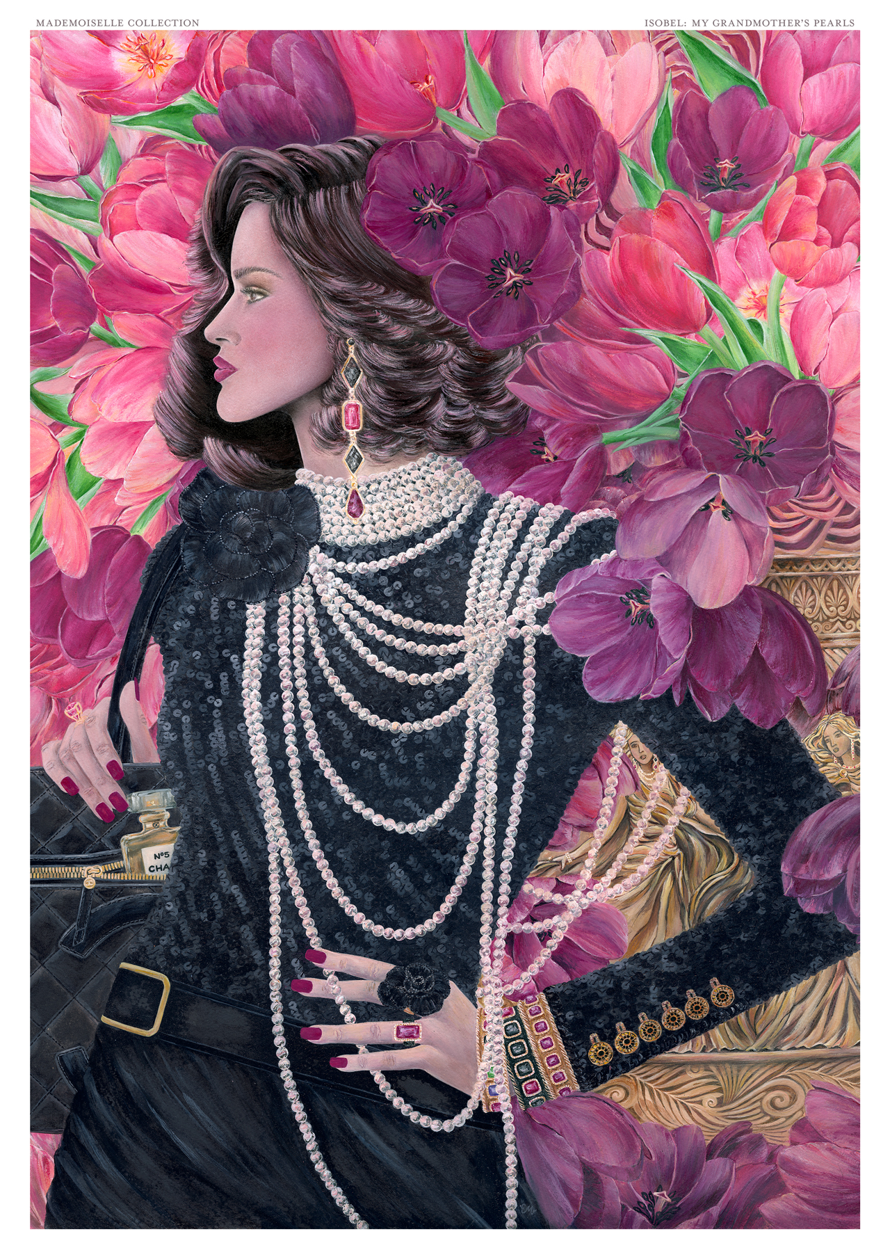 Isobel: My Grandmother's Pearls Fine Art Print