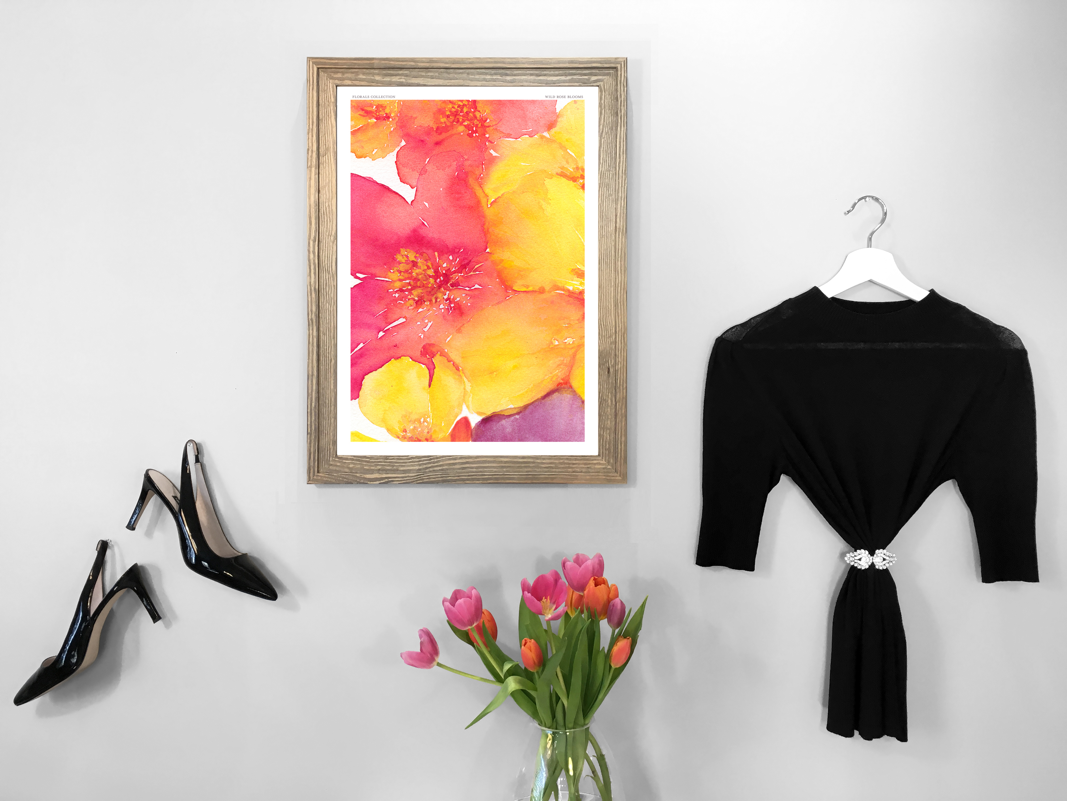 Wild Rose Blooms Fine Art Print